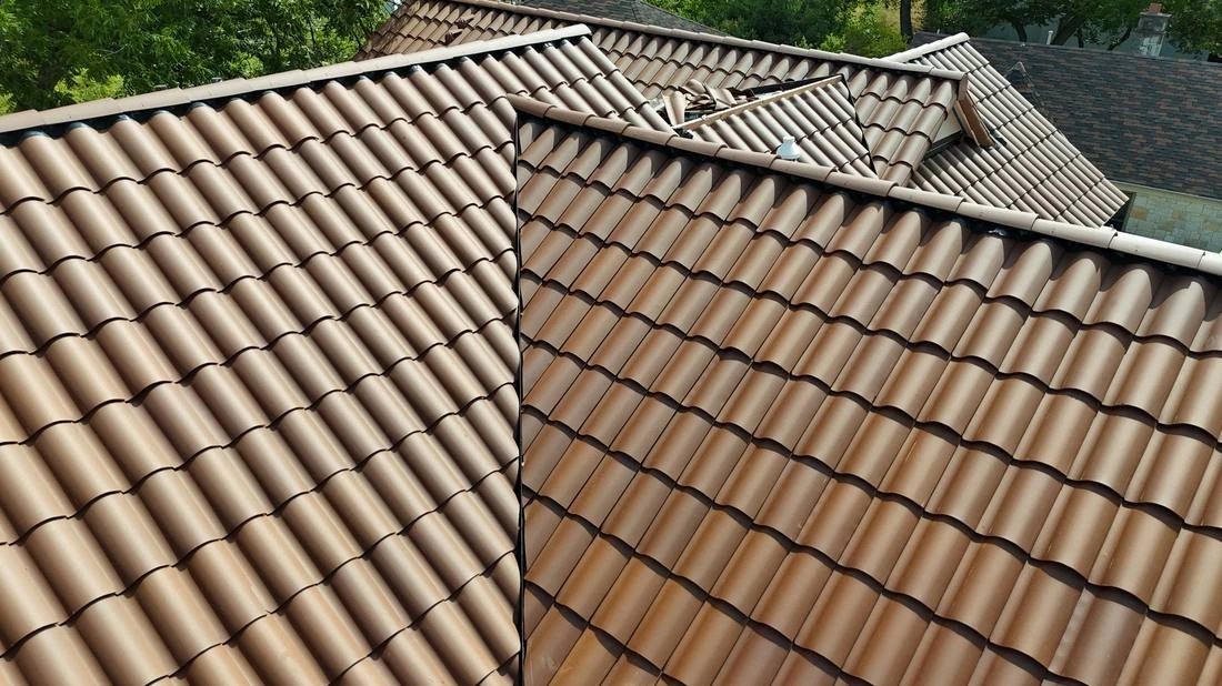 RESIDENTIAL ROOFING — Barrel Tile Repair & Color Match